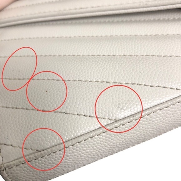 Saint Laurent Stitch Chain Wallet Shoulder Bag - Picture 9 of 12